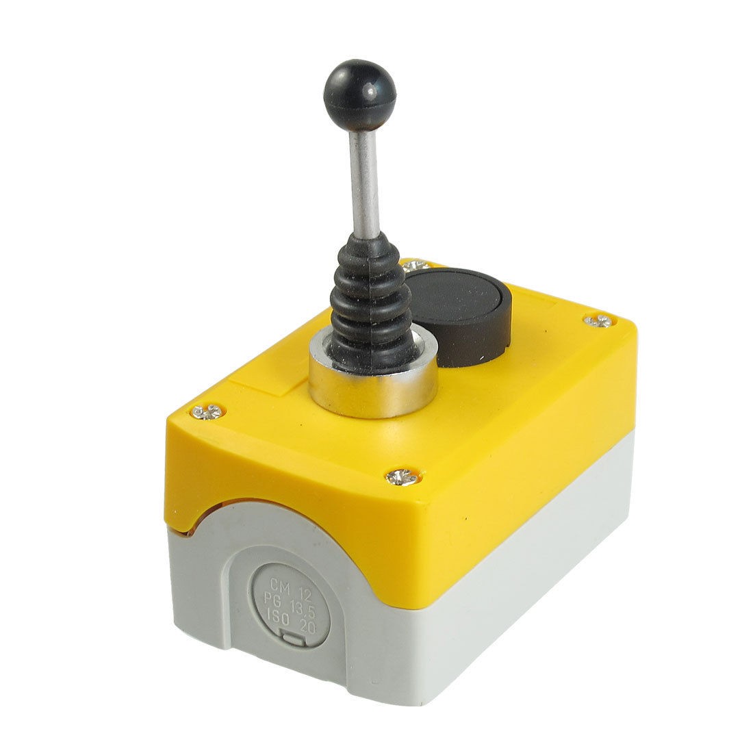 240V 3A 2-Direction Joystick Black Flat Momentary Push Button Switch Station