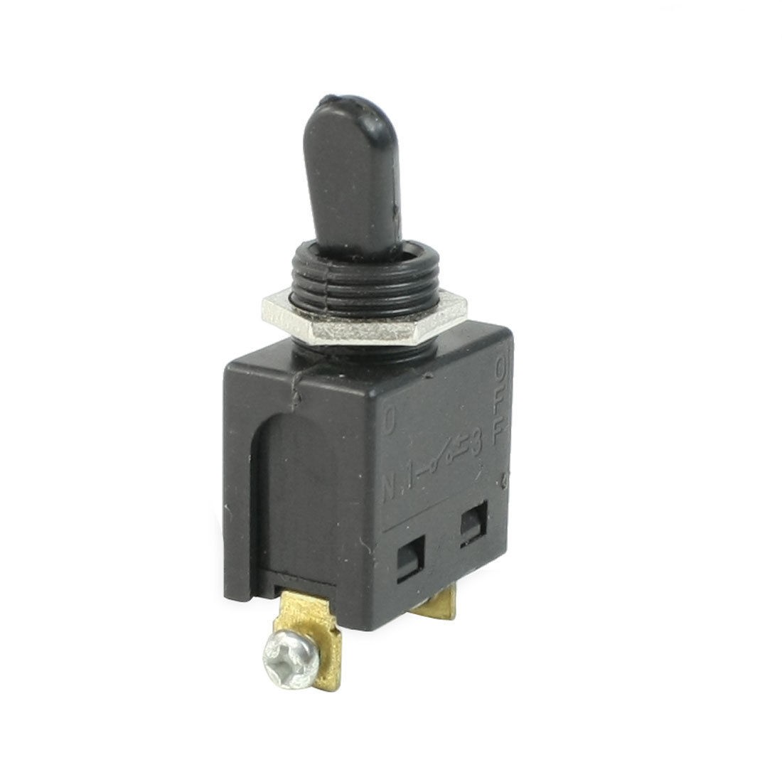 FD2-4/1W AC 250V 4A SPST NO 2 Positions ON/OFF Self-Locking Toggle Switch