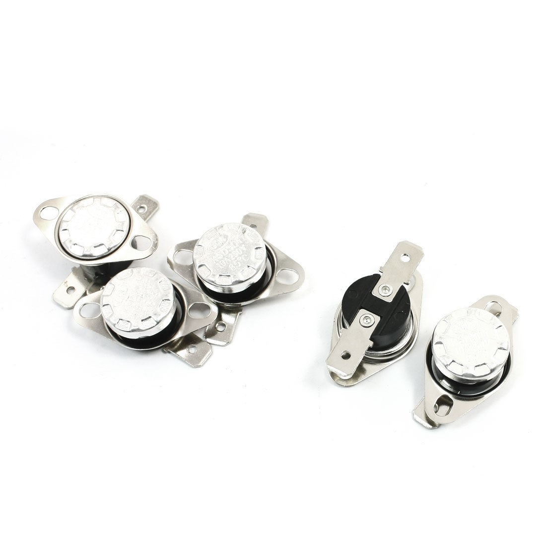 5 Pcs 85 Celsius Degree NC. Temperature Control Switch Thermostat 250VAC 10A