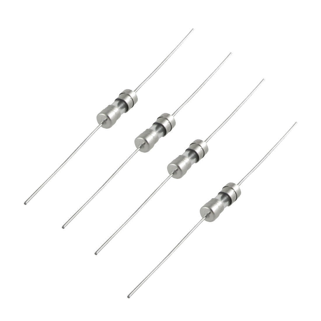 10 Pcs Glass Cartridge Fast Blow Axial Lead Fuse 3.6x10mm 250V 5A