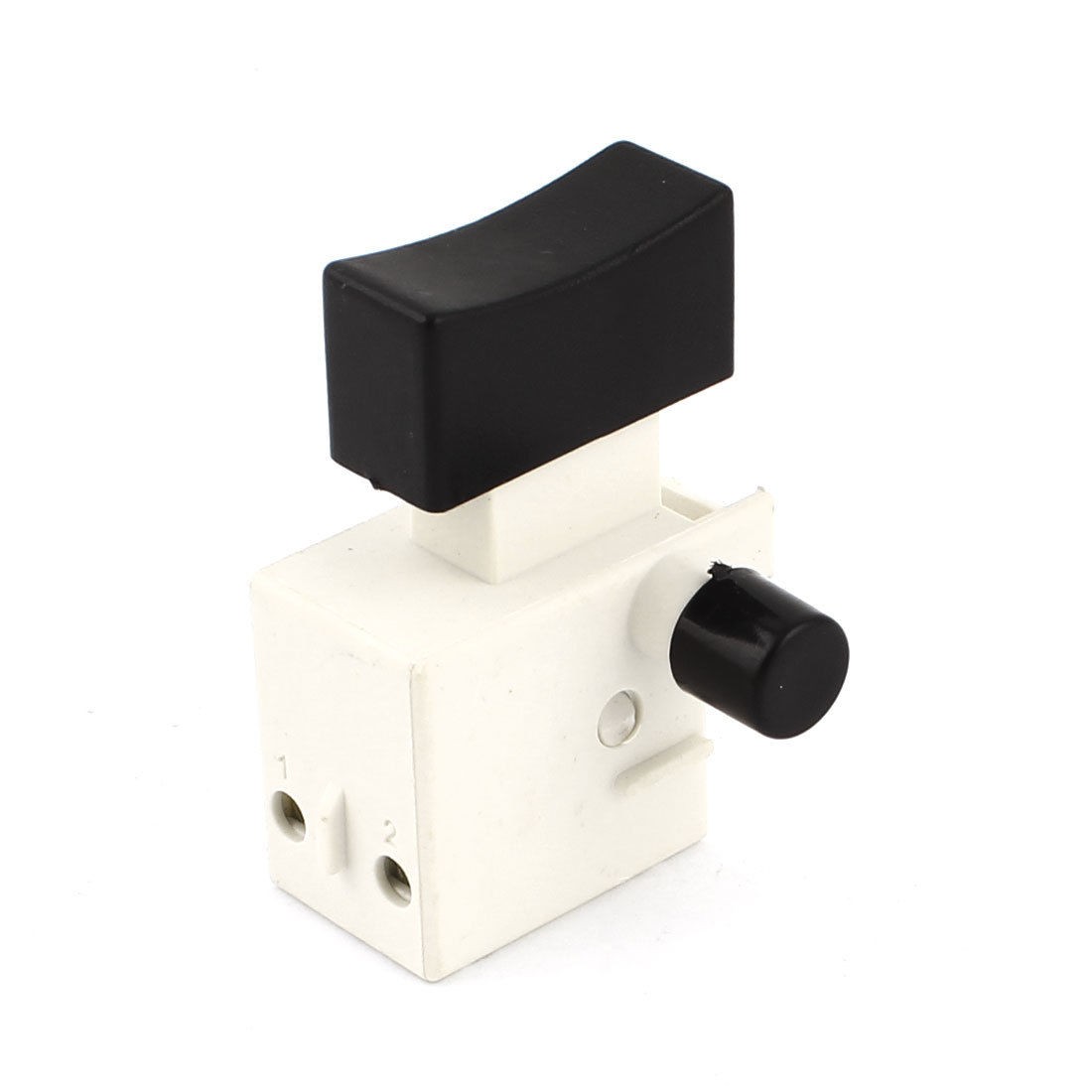 AC 250V 4A 125V 8A DPST NO Lock on Trigger Switch Black White for Electric Drill