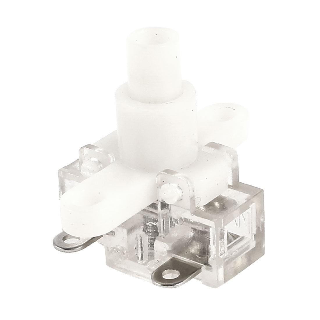 AC 250V 10A SPST 2 Pins Terminal PCB Mounting Push Button Power Switch