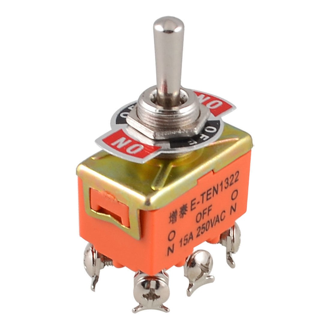 AC 250V 15A 3 Positions SPDT On-Off-On Screw Terminals Toggle Switch