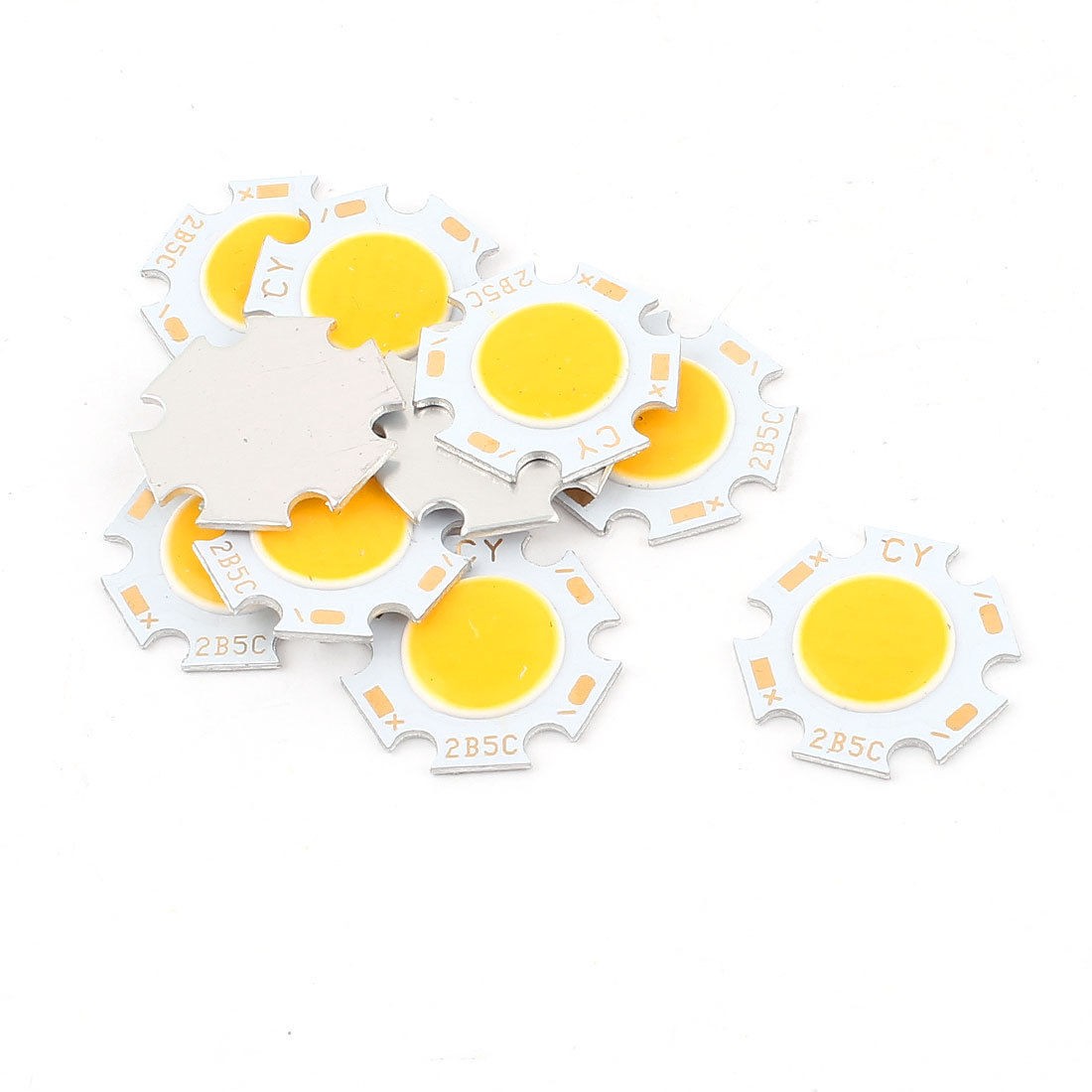 5W DC30-36V 300mA 80-90LM/W Warm White LED Light COB Lamp Bead Chip 10pcs