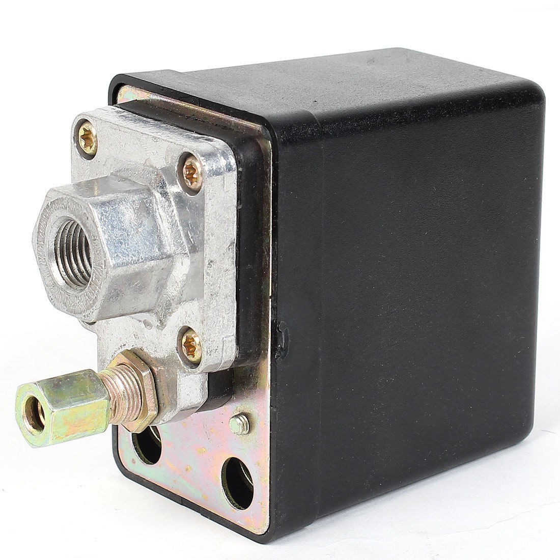 AC 240V 20A 175 PSI 12 Bar Single Port Air Compressor Pressure Switch Black