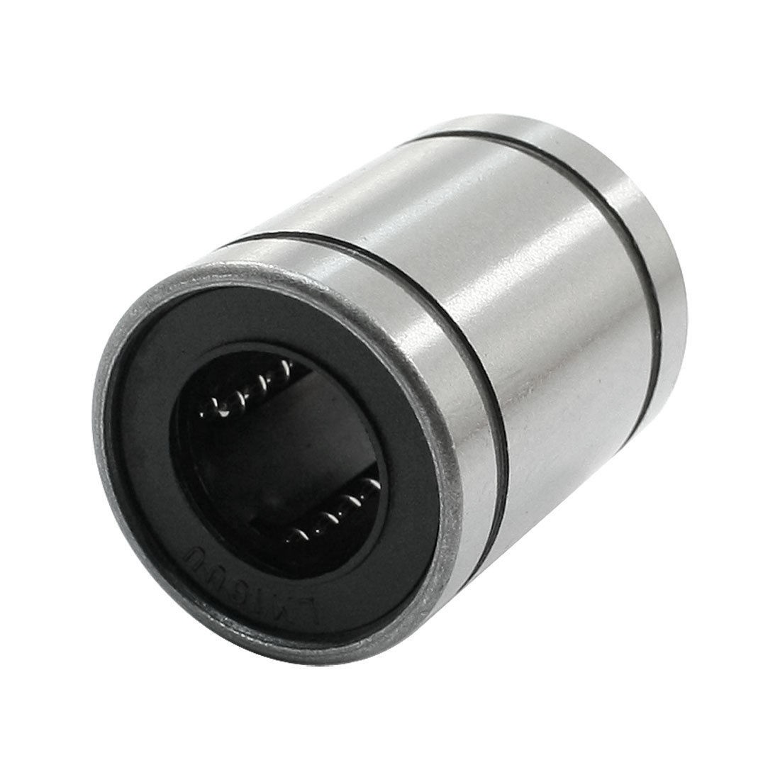 LM16UU Double Side 16mm Inner Dia Rubber Seal Linear Motion Bearings