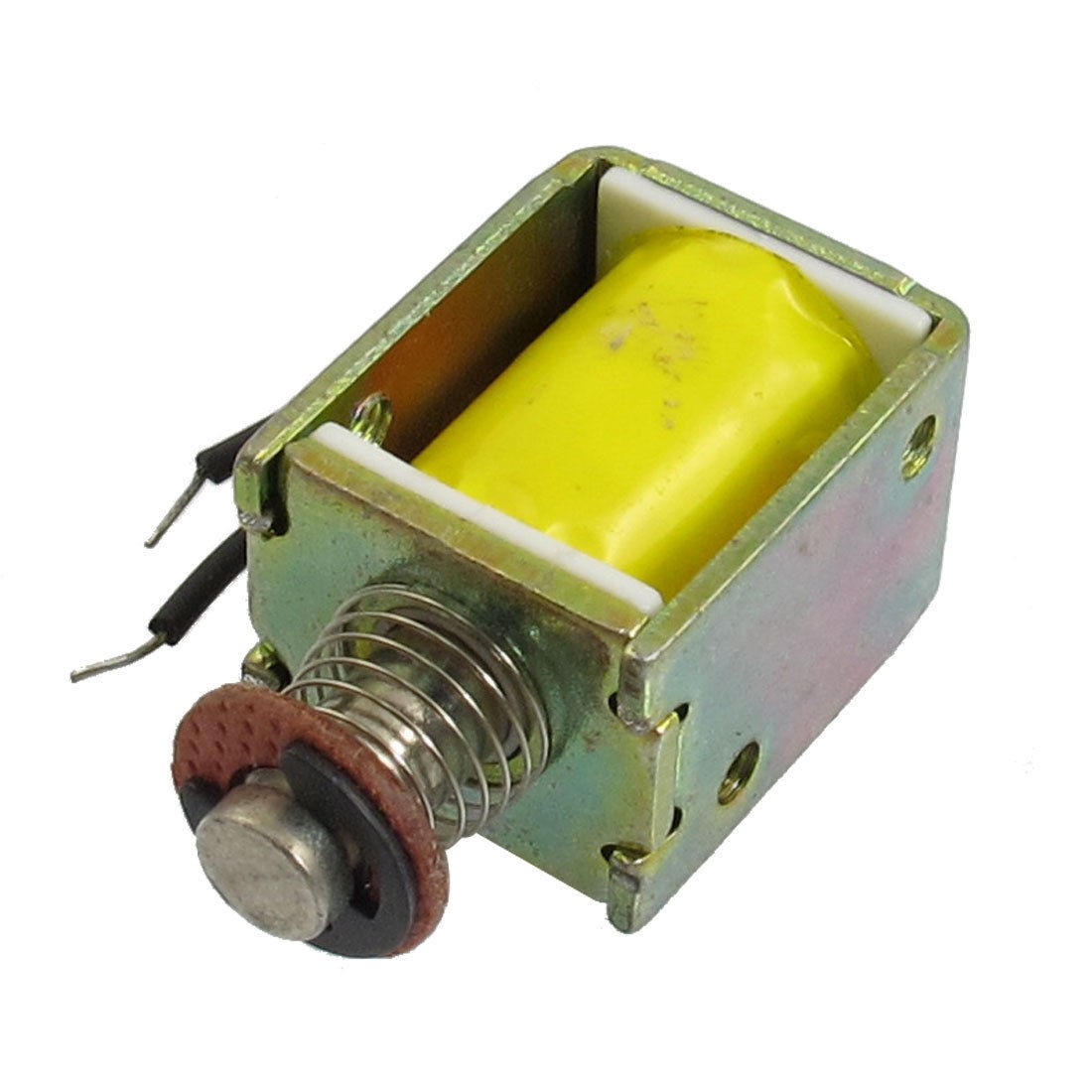 DC 24V 0.3A 5mm Stroke 3gf Force Push Type Solenoid Electromagnet