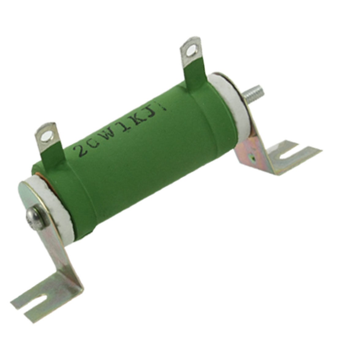 Ceramic Tube Fixed Wire Wound Resistor 20W Watt 1K Ohm