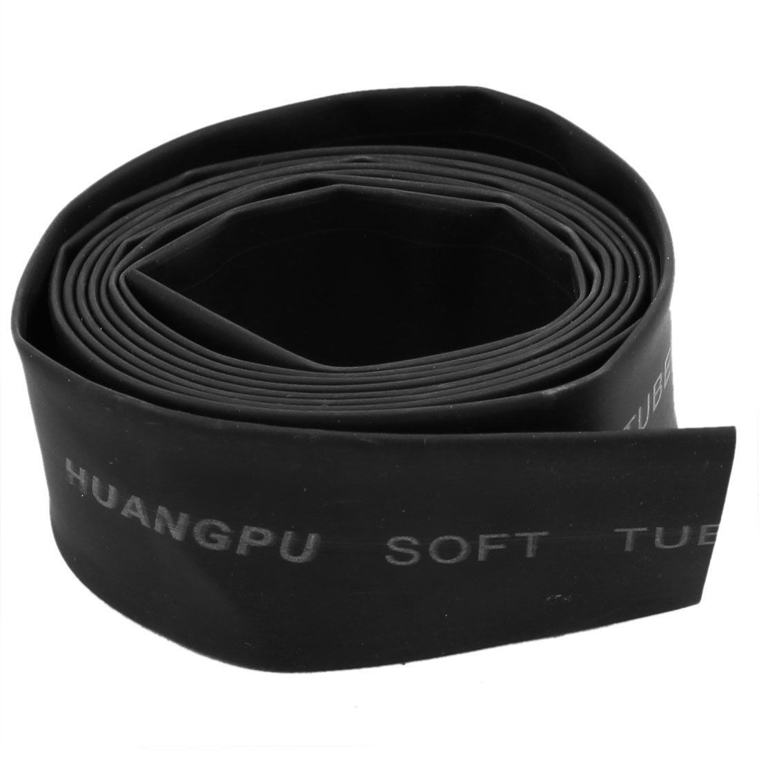 20mm Dia 1 Meters Polyolefin Heat Shrinking Shrinkable Tubing Tubes Black