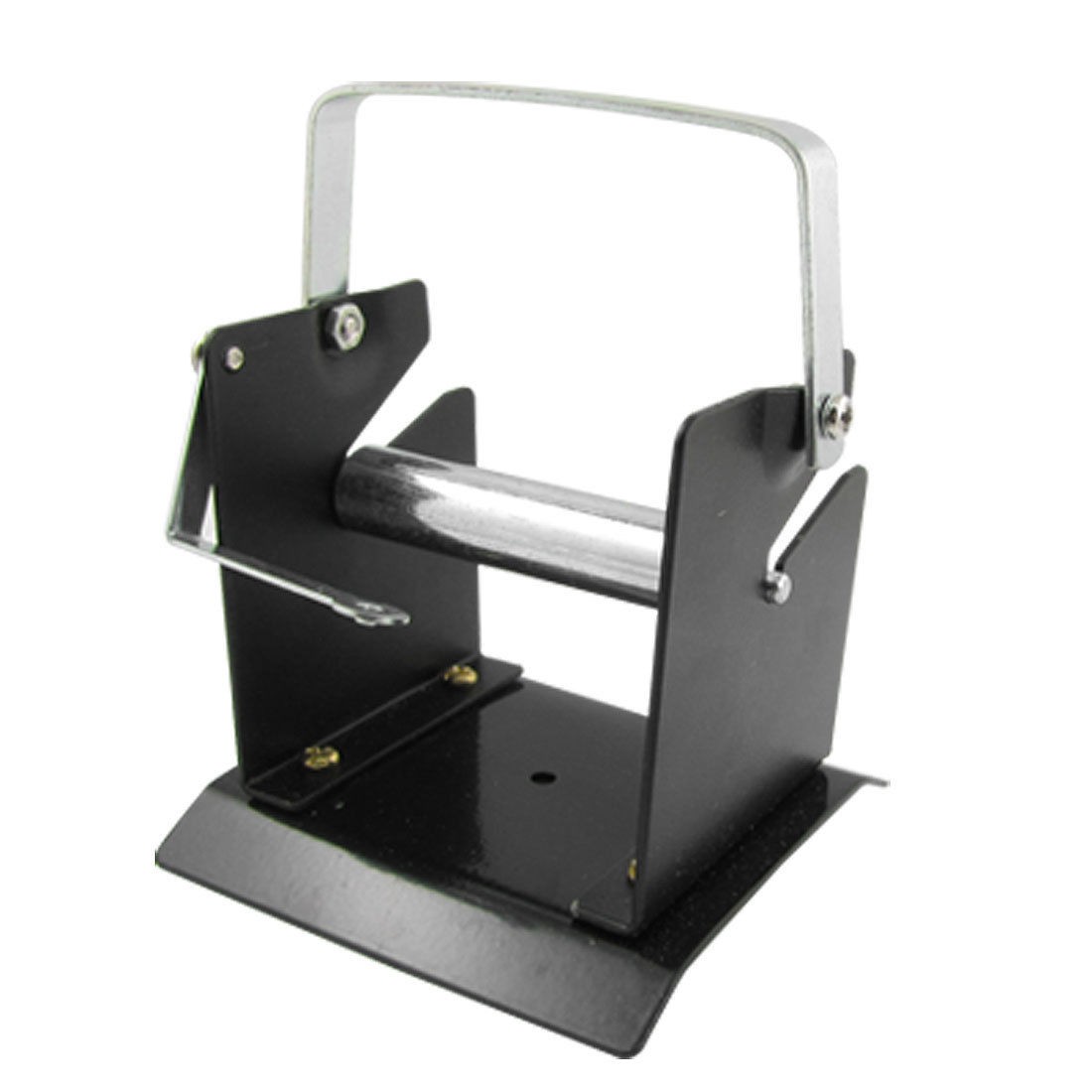 Single Roll Solder Spool Holder Metal Benchtop Stand