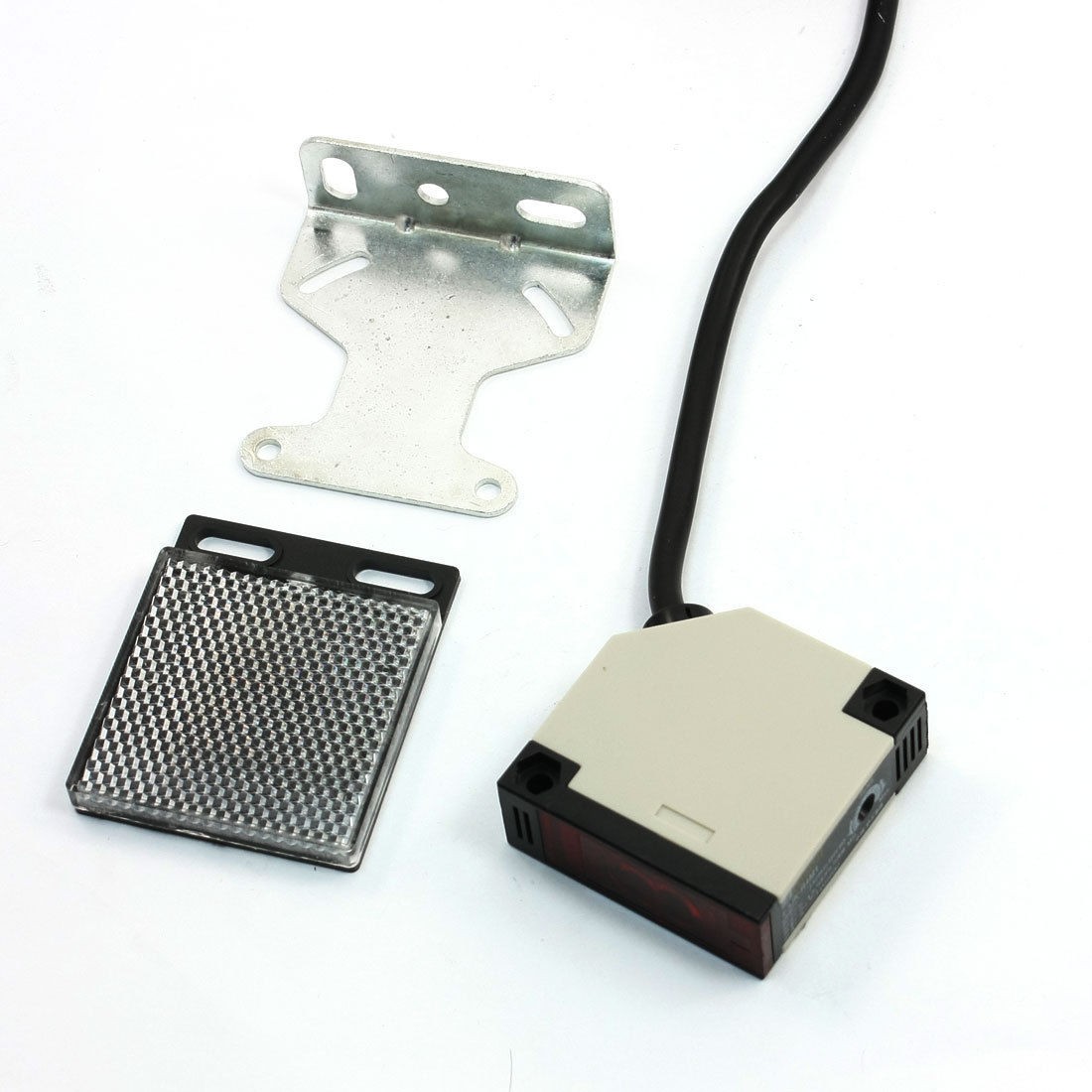 1.8M Cable E3JK-R4M1 4M Retroreflectiv<wbr/>e Photoelectric Switch w Reflector