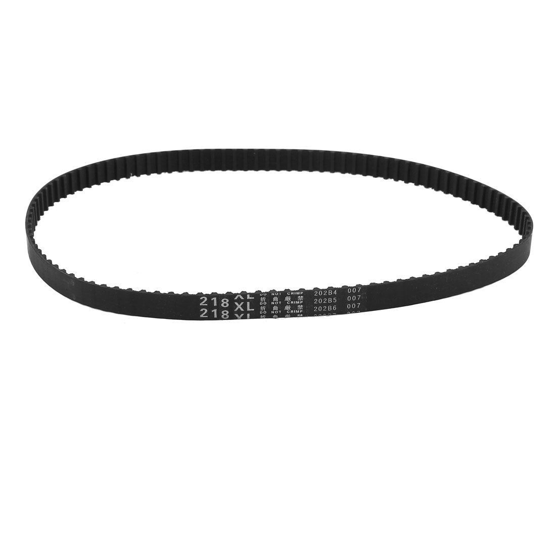 218XL 109 Teeth 10mm Width Black Rubber Cogged Industrial Timing Belt 21.8"