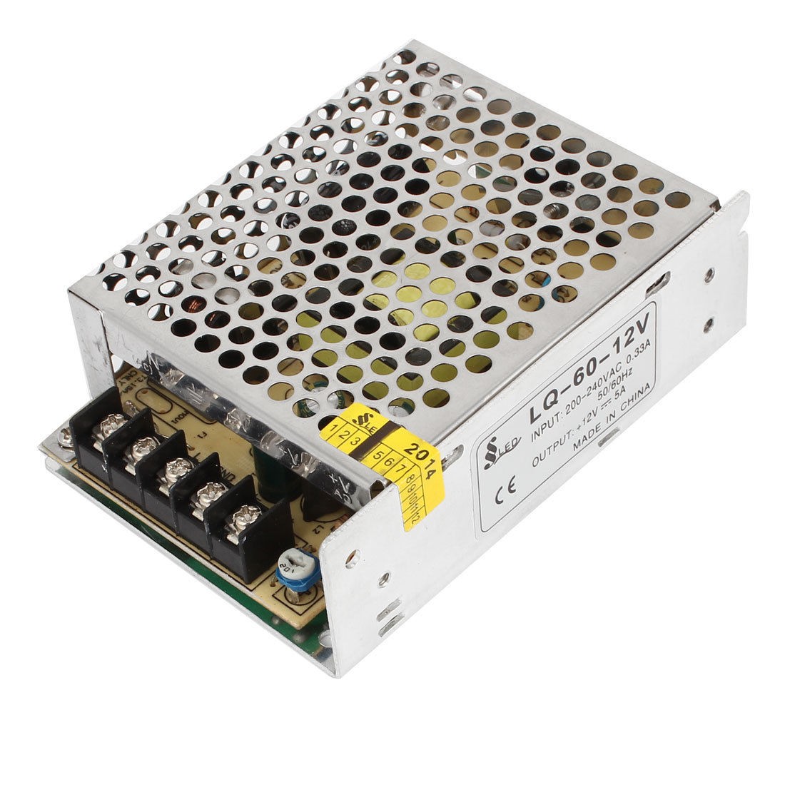 DC 12V 5A 60W Switching Power Supply Driver Adapter LQ-60-12V for LED Strip