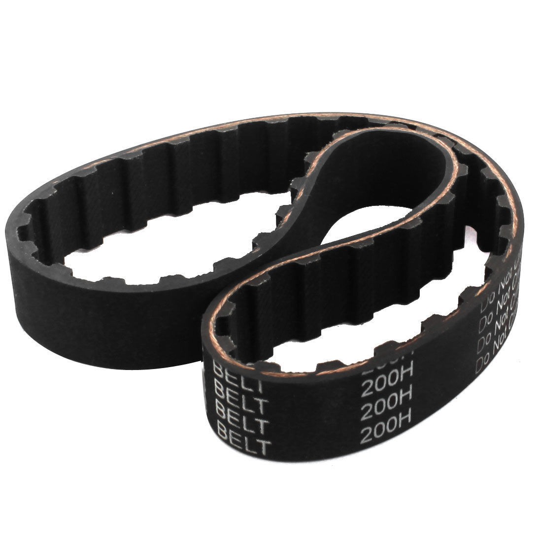 200H 075 40 Teeth 0.75" Width 20" Girth CNC Motor Black Groove Timing Belt