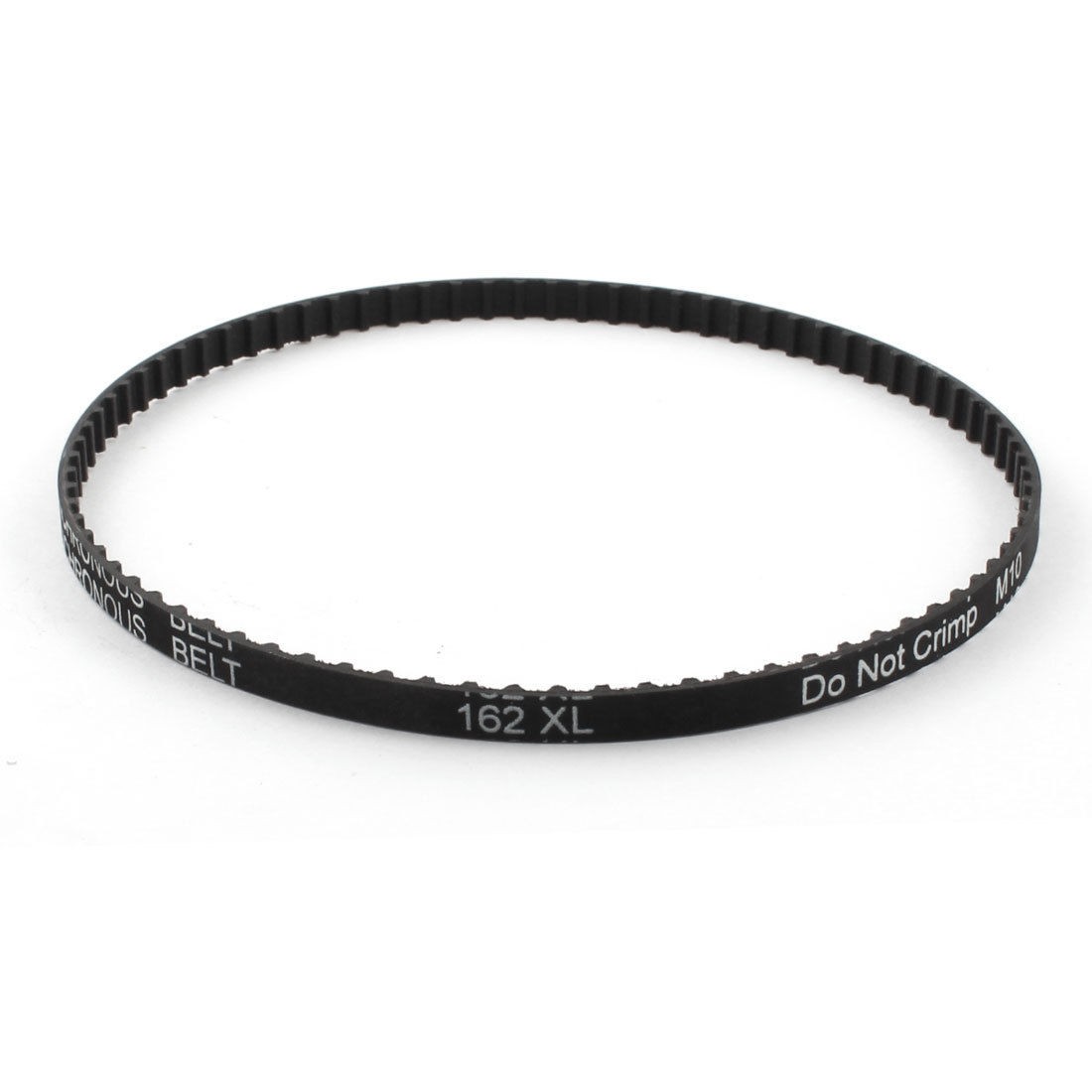 XL-162 81 Teeth 025 6.4mm Width Black Rubber Cogged Industrial Timing Belt 16.2"