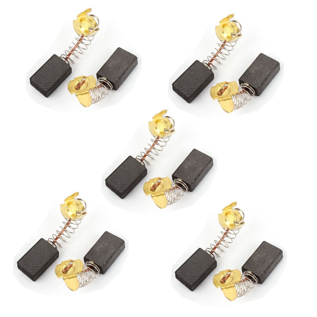 10 Pcs Replacement 15mmx10mmx6mm Carbon Brush for Generic Electric Motor