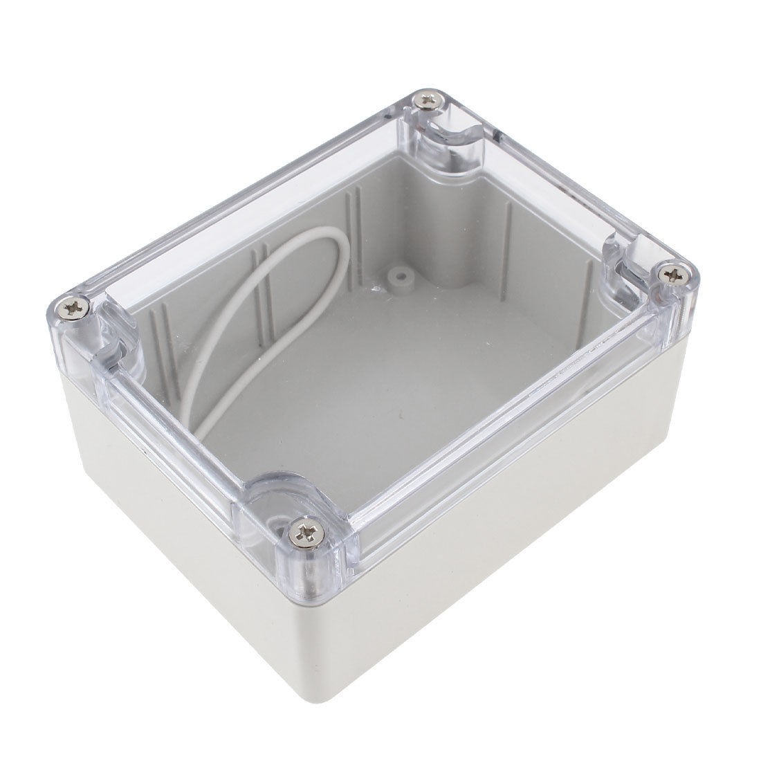 Clear Waterproof Cable Connect Electric Switch Junction Box 108 x 85 x 52mm