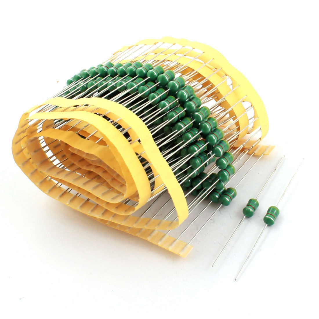 200Pcs Through Hole Mount 4.7mH 0510 1W 10% Color Ring Inductors 5x10mm