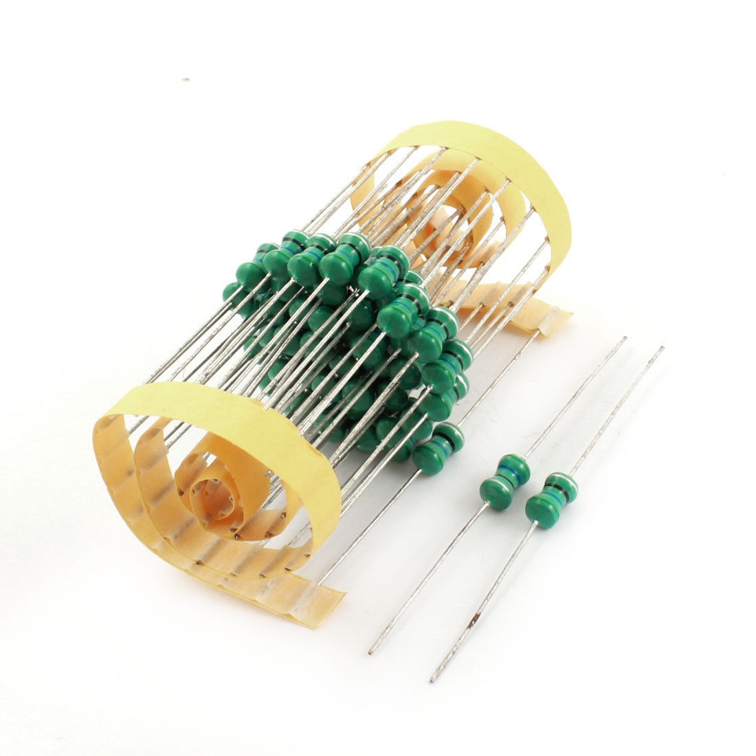 50 Pcs Through Hole Mount 56uH 0510 1W 10% Color Ring Inductors 5x10mm