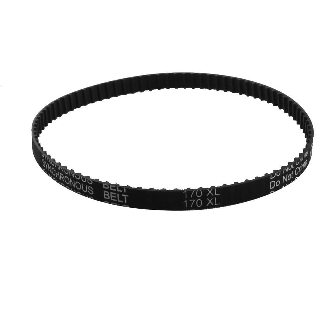XL-170 85 Teeth 9.5mm Width Black Rubber Cogged Industrial Timing Belt 17"