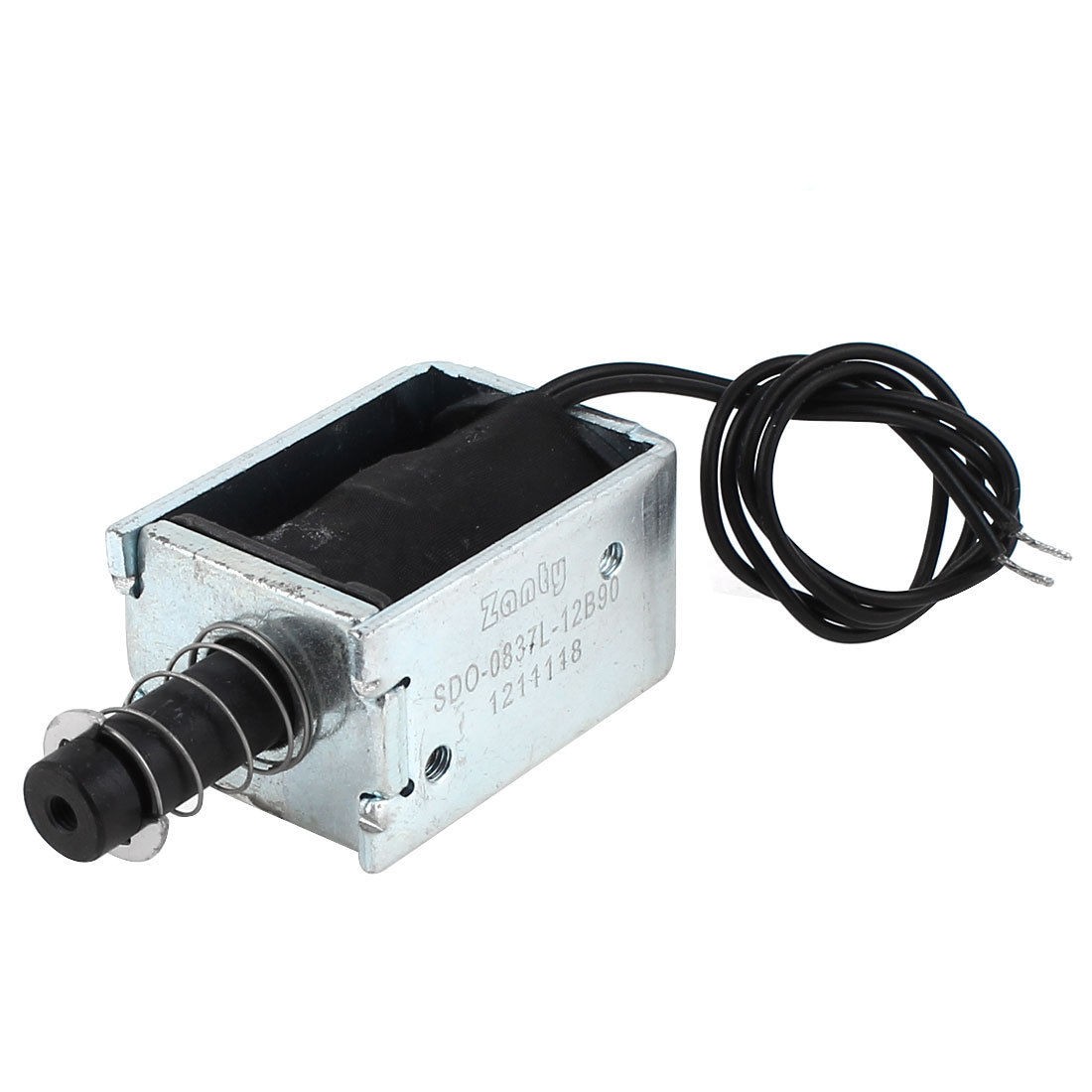 1mm 500g 11mm 100g 2-Wired Open Frame Pull Solenoid Electromagnet DC 12V