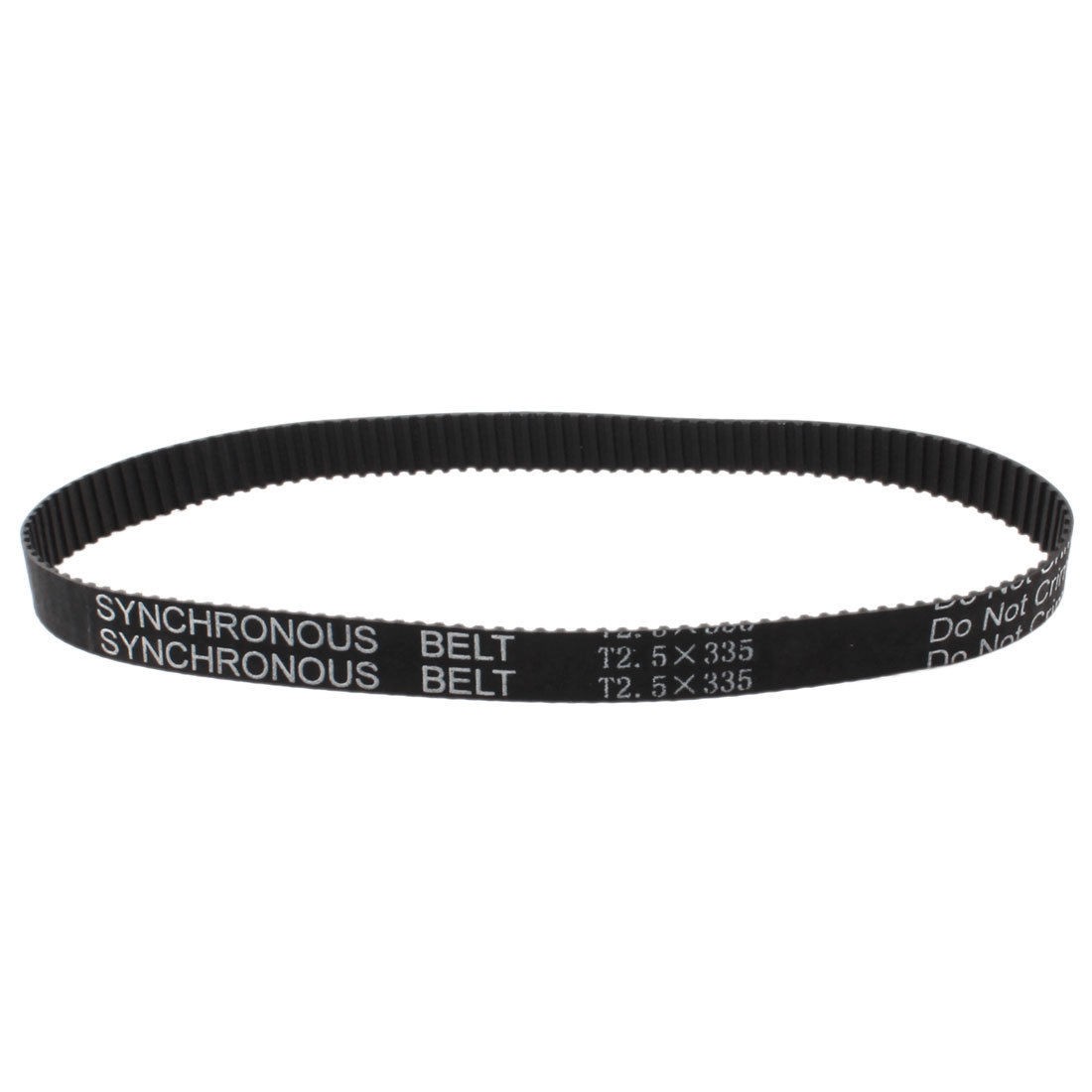 T2.5x335 134-Tooth 10mm Width Black Industrial Synchronous Timing Belt 13.2"