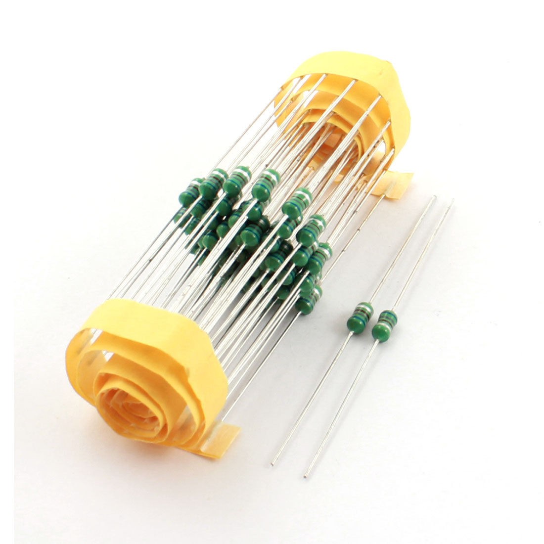 PCB Board 680uH 3x7mm 1/4W 10% Tolerance Axial Color Ring Inductors 50pcs