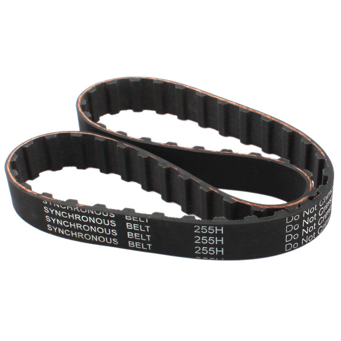 255H 075 51-Tooth 0.75" Width 0.5" Pitch Black Stepper Motor Timing Belt 25.5"