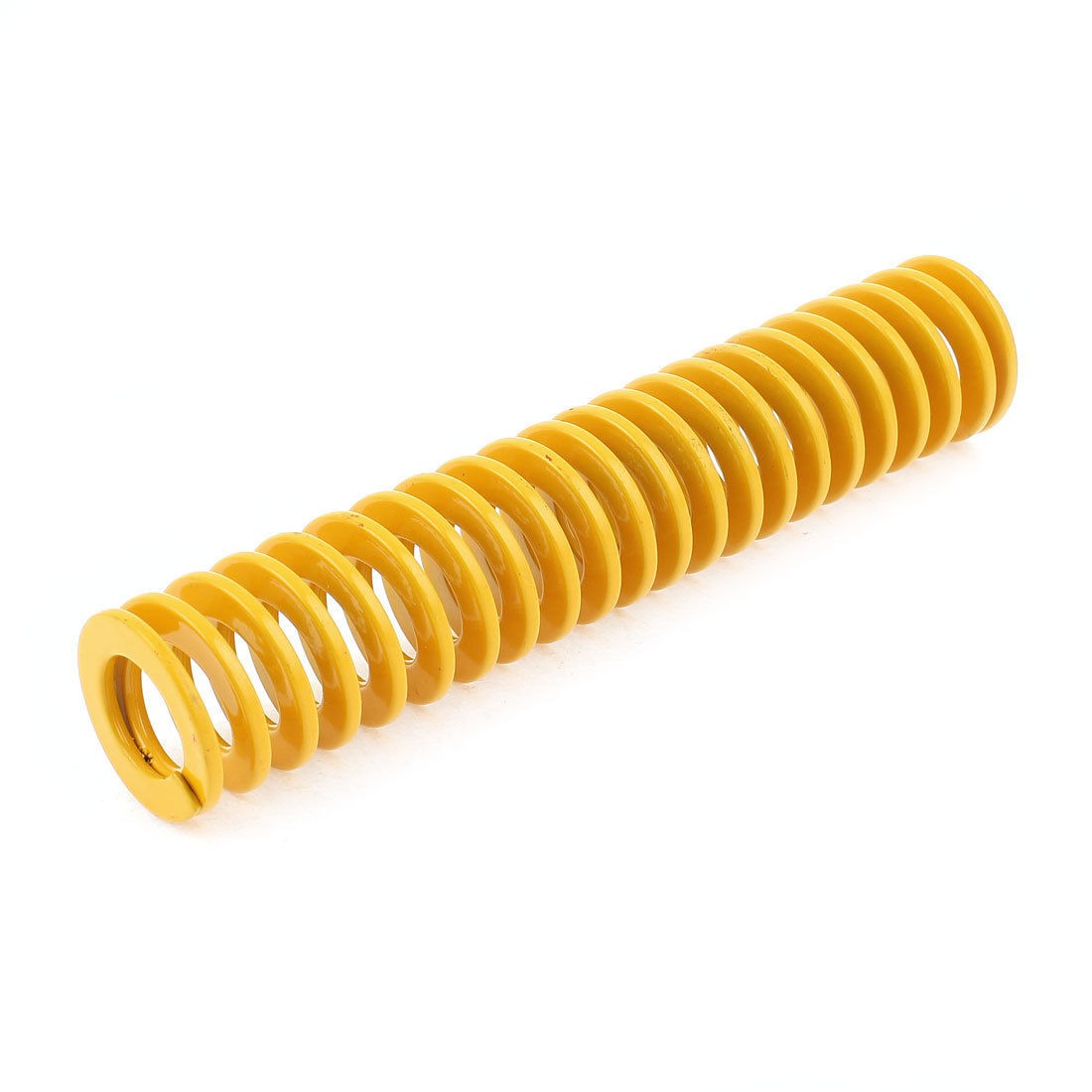 Yellow Light Load Press Flat Coil Compression Die Spring 25mm x 12.5mm x 125mm