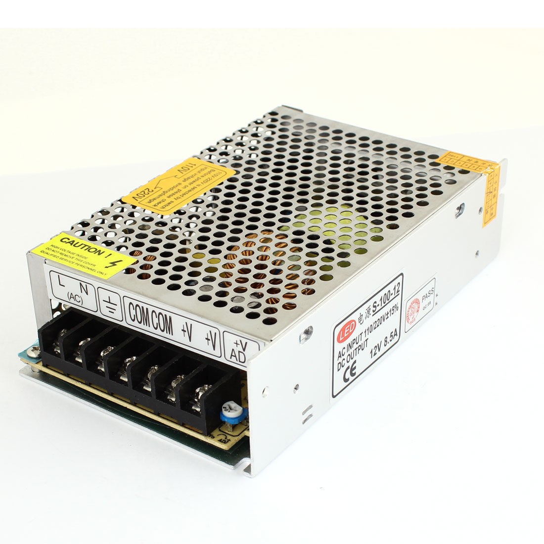 AC 110/220V DC 12V 8.5A 100W Switching Power Supply Driver for LED Lamp Strips