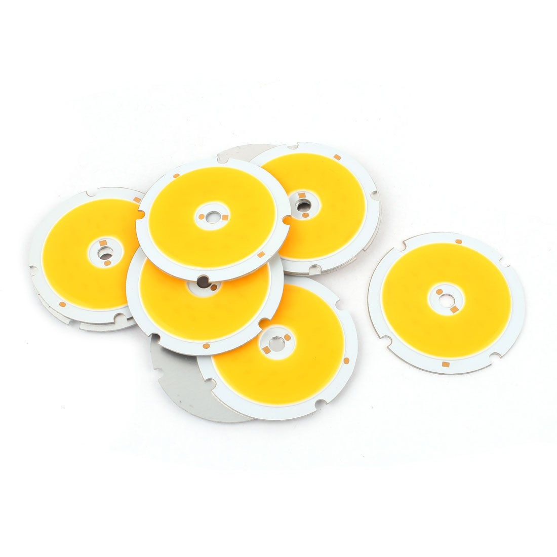 7W DC21-24V 300mA 80-90LM/W Warm White LED Light COB Lamp Bead Chip 10 Pcs