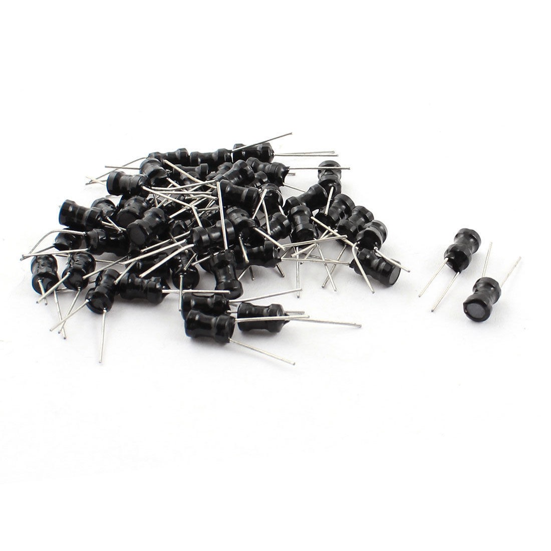 50Pcs Through Hole 3.3mH 150mA 4x6mm 10% Radial Lead Inductor