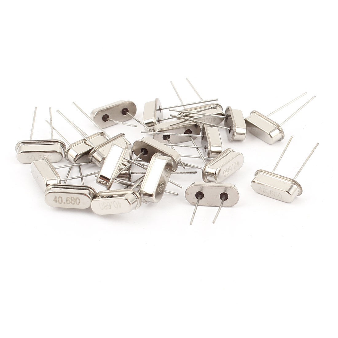 20 Pieces Low Profile 40.680MHZ DIP Quartz Crystal Oscillator HC-49S Replacement