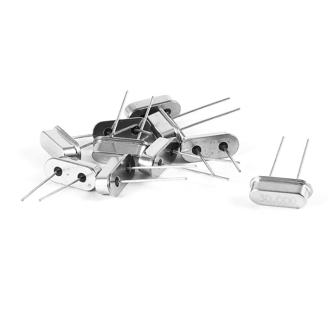 10 Pcs HC-49S DIP Quartz Crystal Oscillator 30MHz 30.000M Hz 30.000MHz