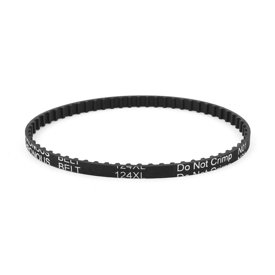 124XL 025 62 Teeth 5.08mm Pitch 6.4mm Wide 314.96mm Timing Belt Black