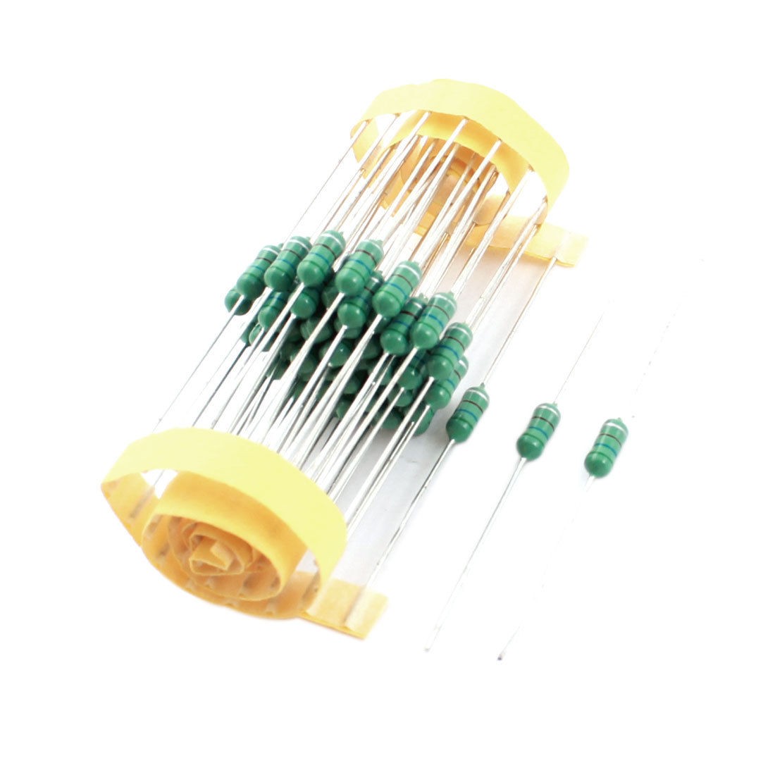 50 Pcs Through Hole Mount 560uH 0410 1/2W 10% Color Ring Inductors 4x10mm