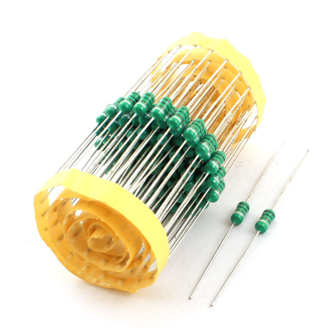 100Pcs Electronic Component 1/2W 1.5mH 10% Color Ring Inductors 4x10mm