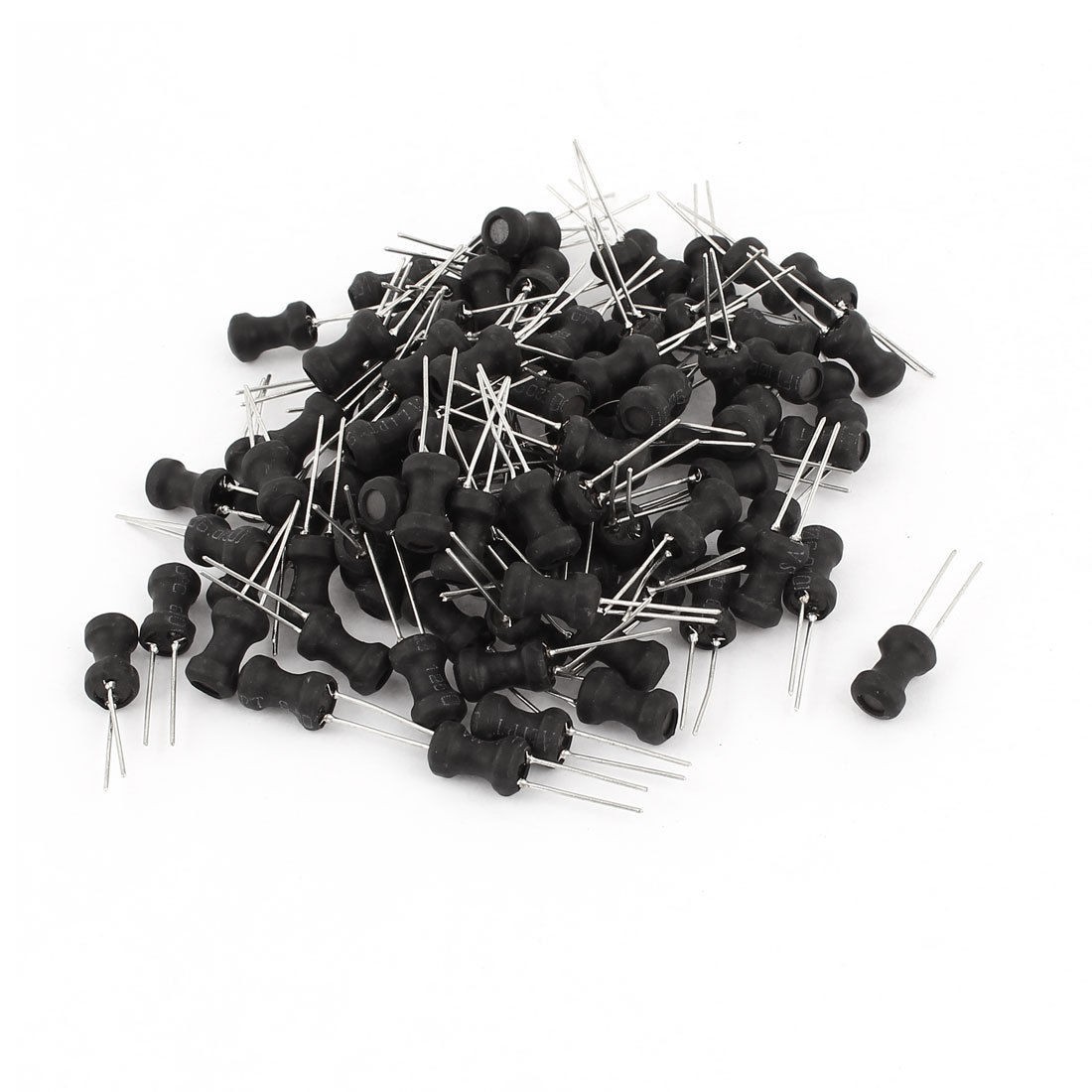 100pcs PCB Board Radial Lead Inductor 15uH 1A 6x10mm 10% Tolerance