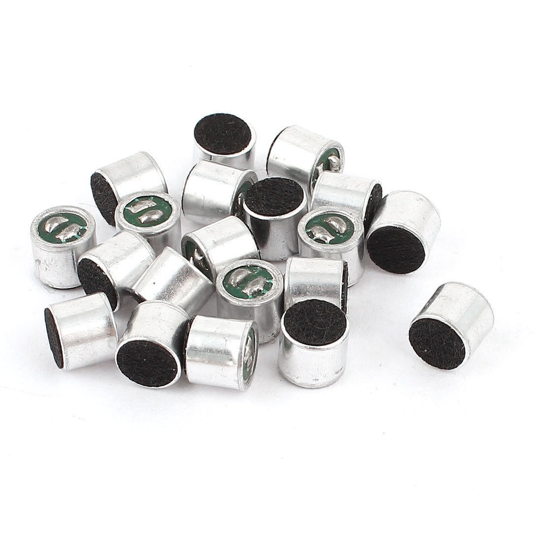 20 Pcs Cylindrical SMD Electret Condenser Microphone Pick-up 6mmx5mm Replacement