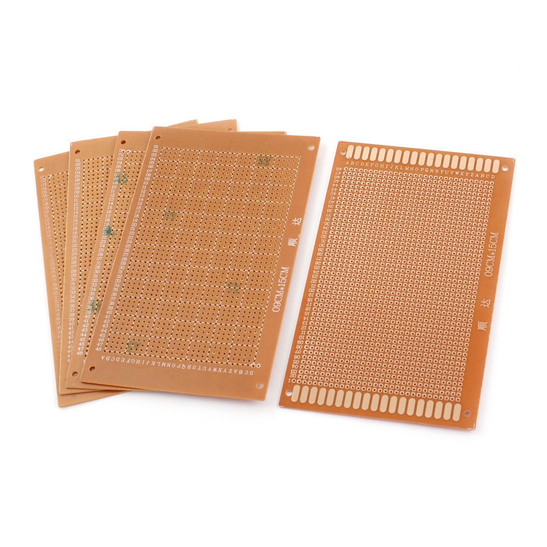 5Pcs 9cm x 15cm One Side Universal DIY Prototype PCB Circuit Board