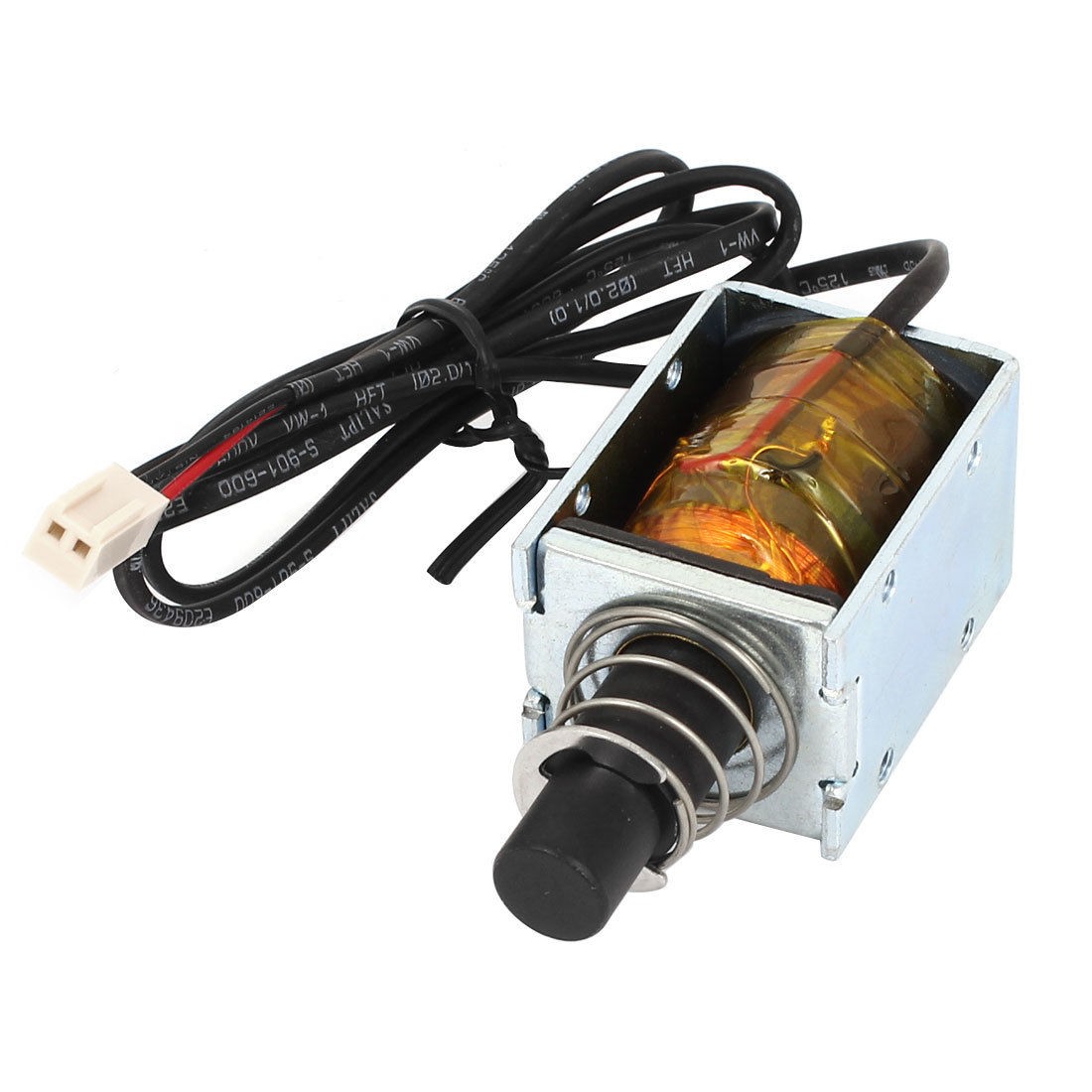 DC 24V 0.83A 20W Pull Type 4mm 1500g Electromagnet Solenoid