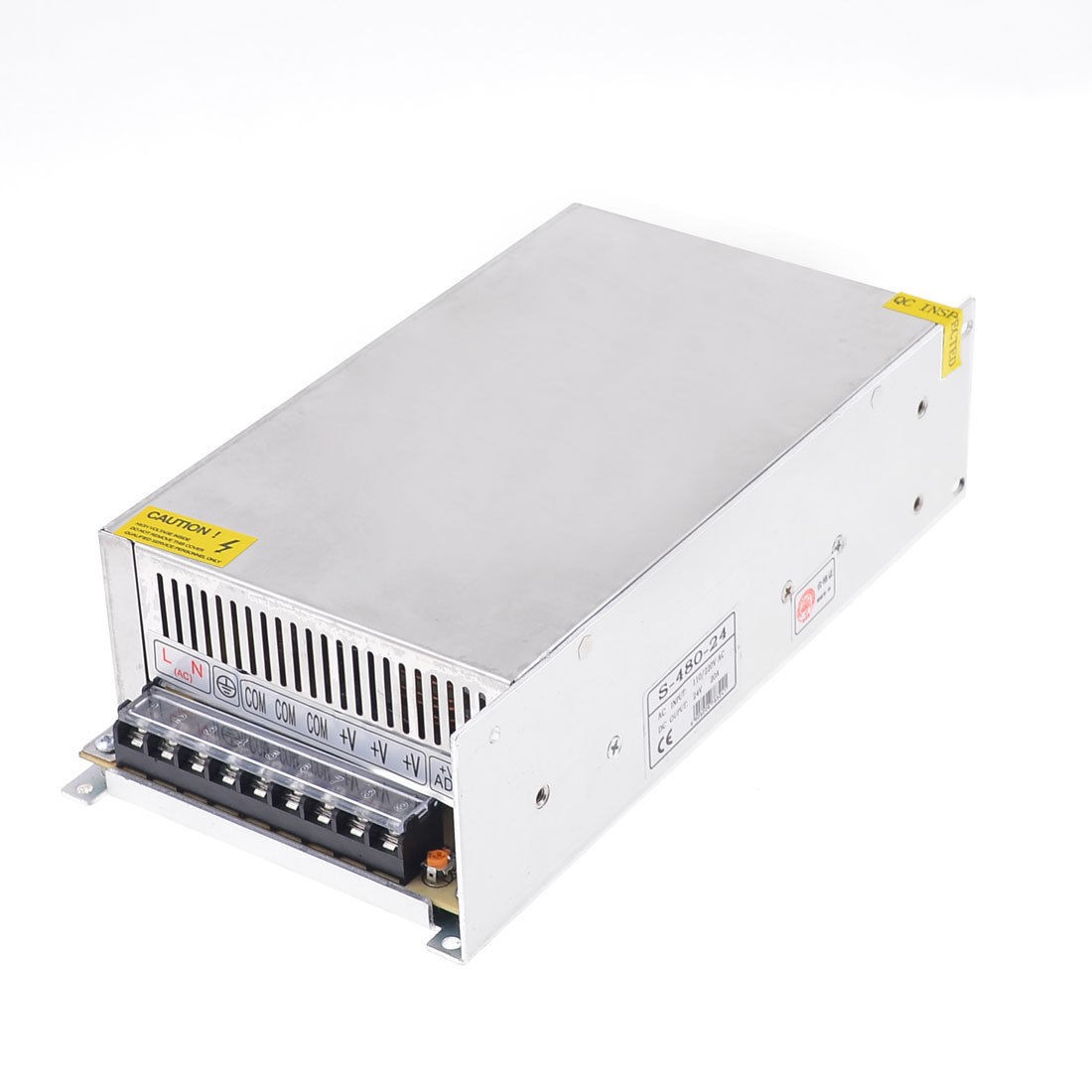 S-480-24 Aluminum Housing Output DC 24V 20A LED Switching Power Supply