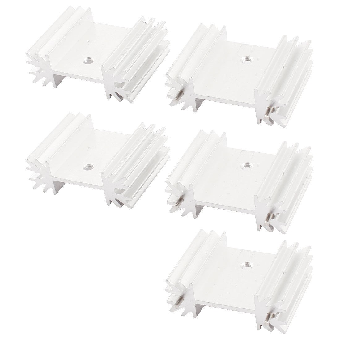 5Pcs Electronic Components 34mmx12mmx25mm Aluminium Cooler Heatsink Fin