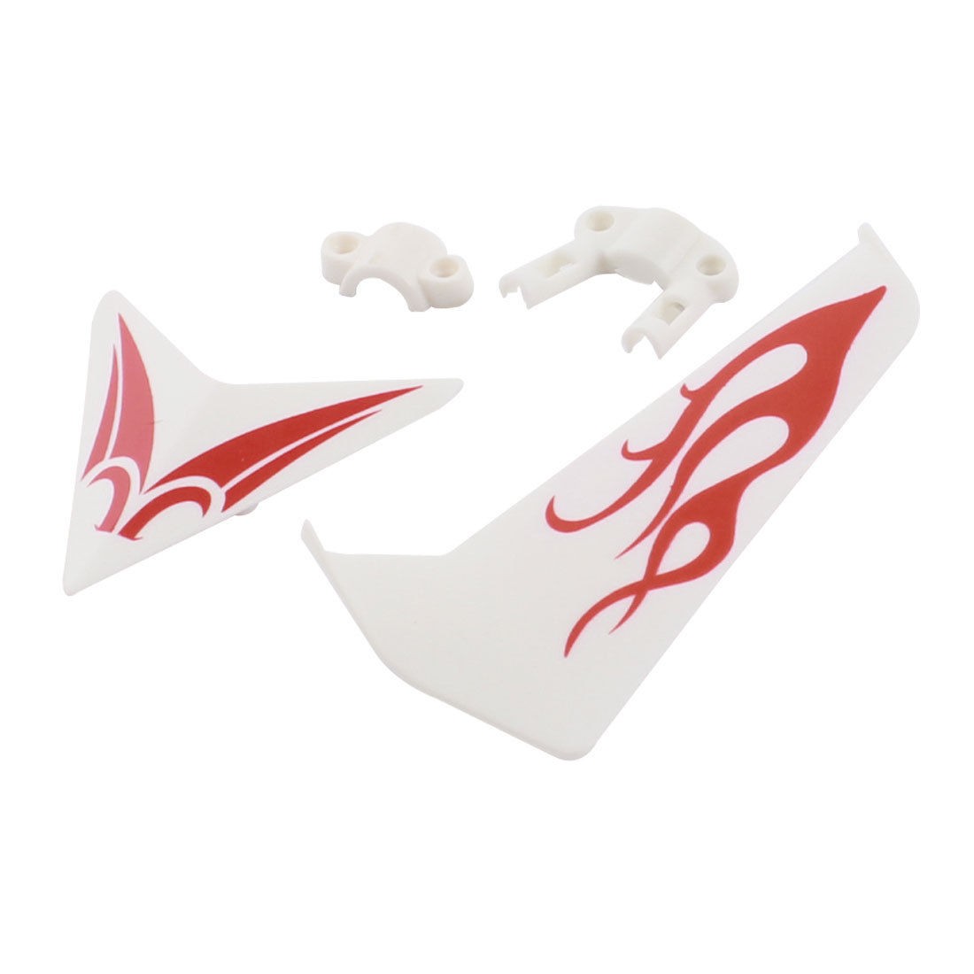 4 in 1 Red Plastic Tail Decorative Blade Set for Syma S032G RC Helicopter