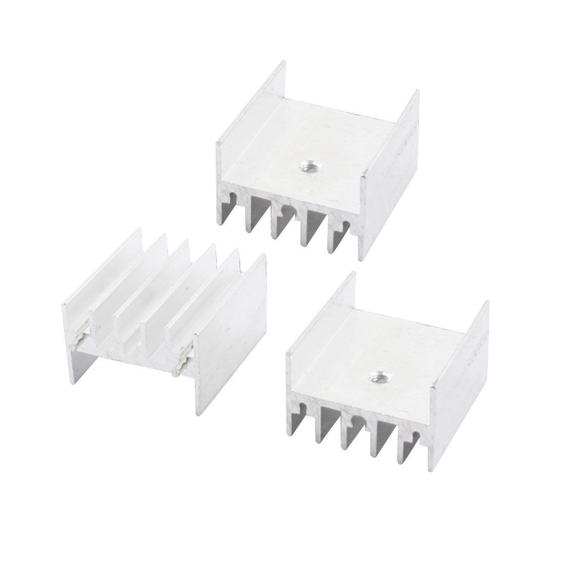 3 x Radiator Fin Cooling Heatsink 23x10x25mm w Needle for PCB Board