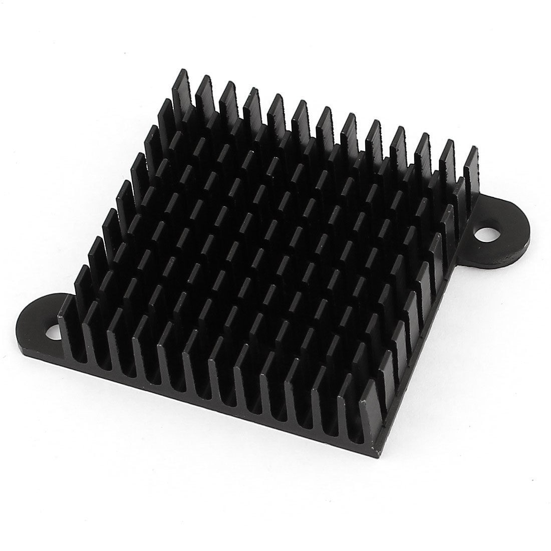 Black Aluminum Heat Sink 35x35x10mm for Computer North South Bridge Chipset