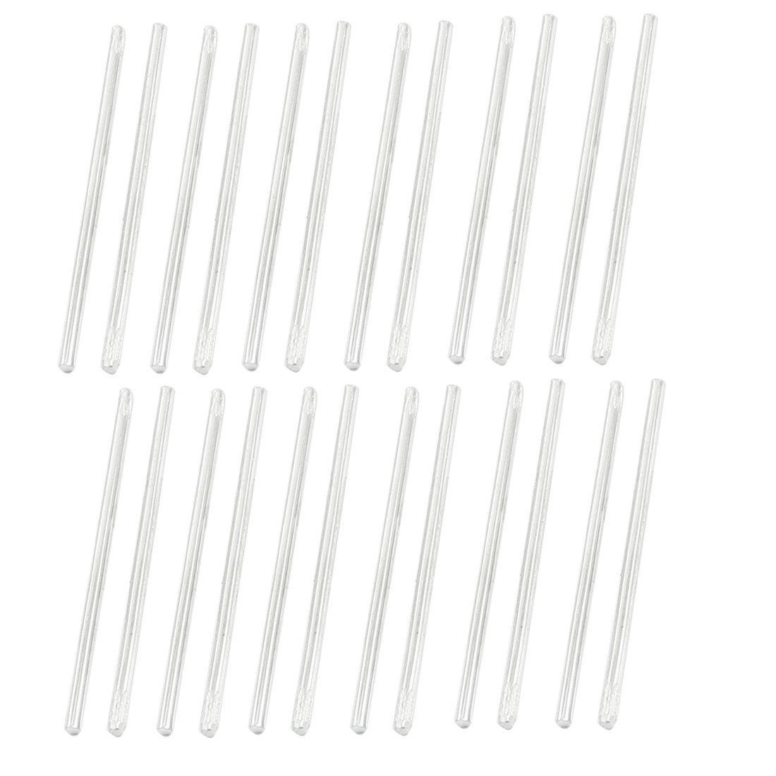 40mm x 1.5mm Stainless Steel Round Rod Bar 20 Pcs for RC Helicopter Model