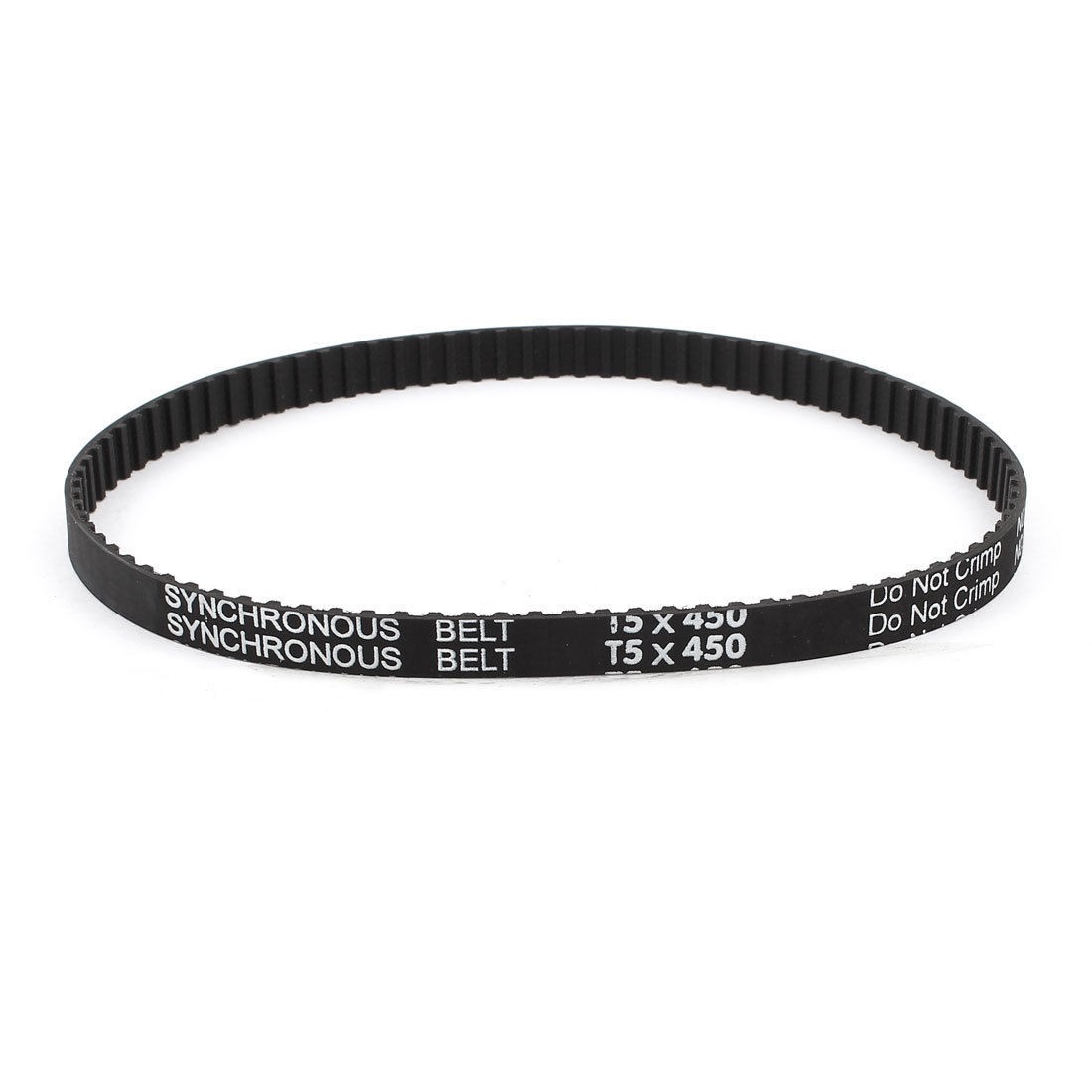 T5x450 90 Teeth 5mm Pitch Rubber Cogged Industrial Timing Belt 450mm