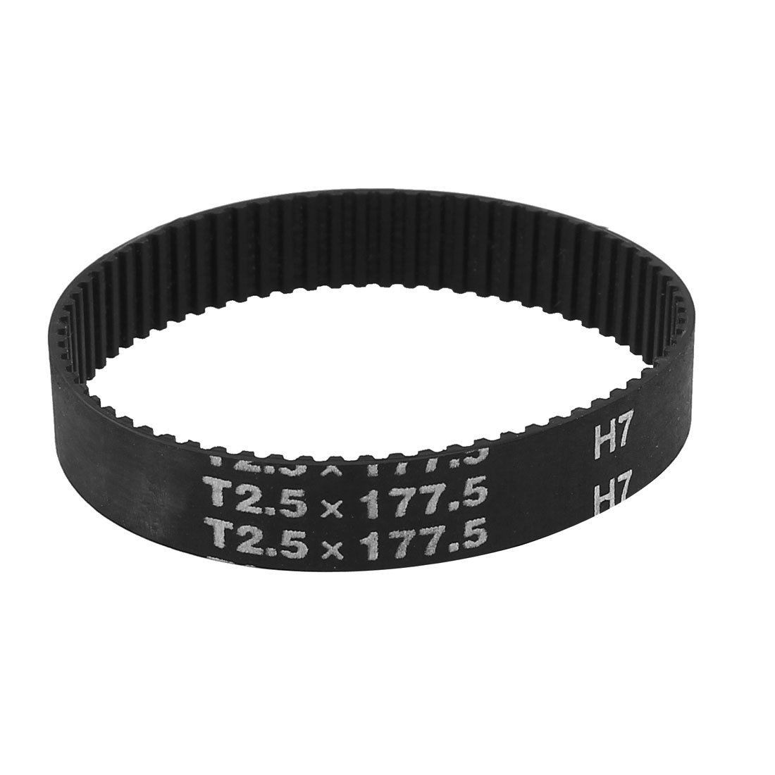 T2.5x177.5 177.5mm Girth 71 Teeth 2.5mm Pitch 10mm Wide Industrial Timing Belt