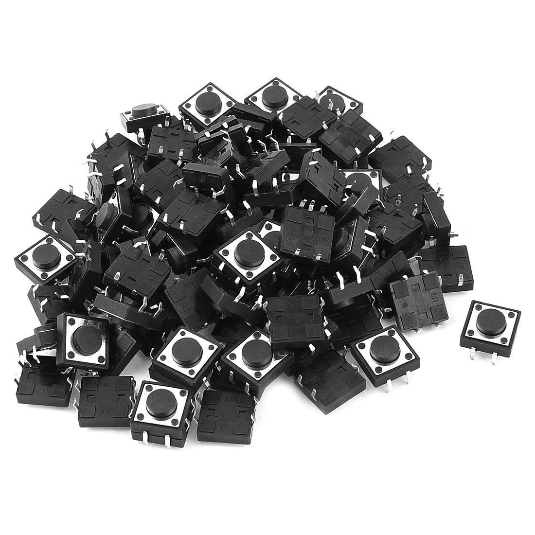 50 x DIP 4 Pins Push Button Momentary Tactile Switch 12x12x5mm